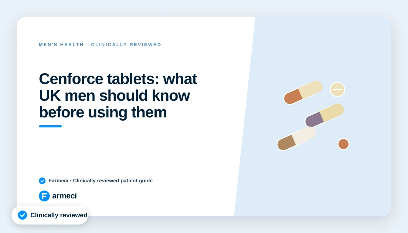 Cenforce tablets explained: an unlicensed sildenafil brand and the licensed UK alternative