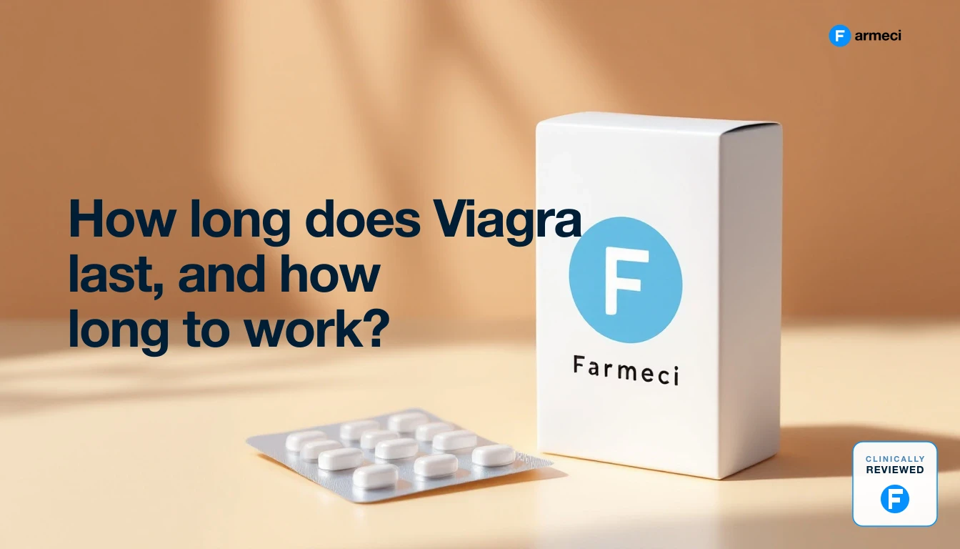 A clock and a glass of water on a bedside table, illustrating how long sildenafil takes to work and how long its effect lasts