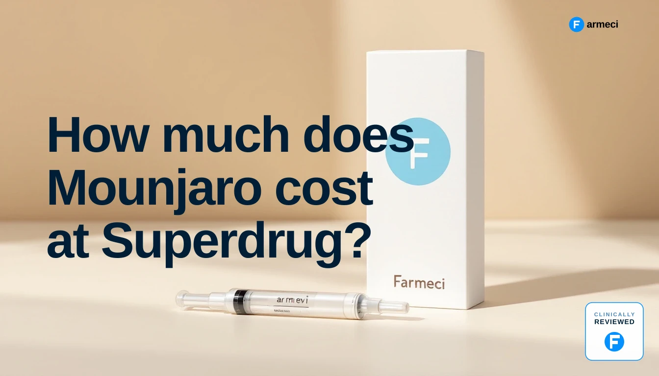 How much does Mounjaro cost at Superdrug? — Farmeci comparison guide