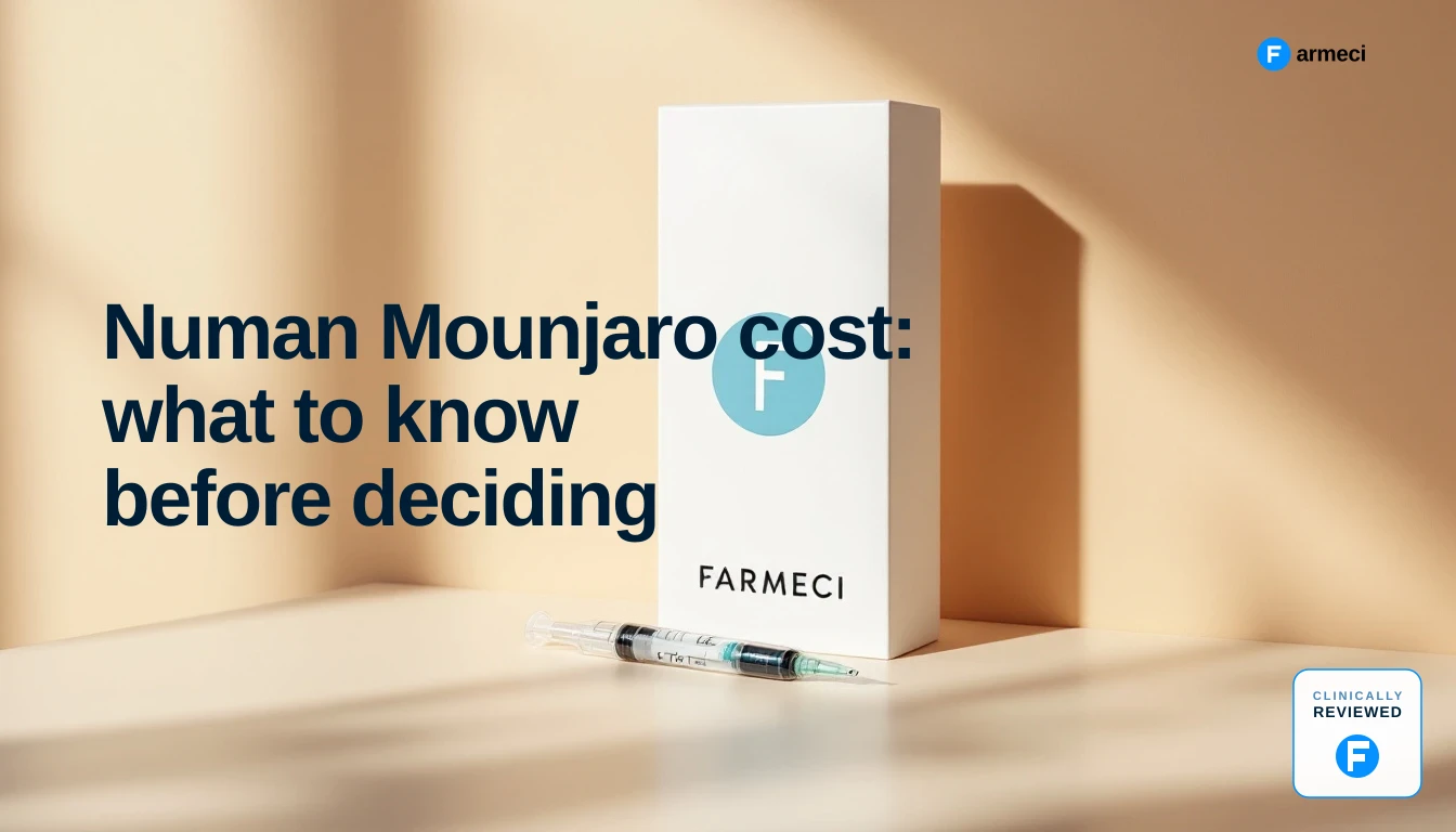 Numan Mounjaro cost: what to know before deciding — Farmeci comparison guide
